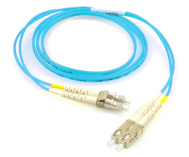 OCC D5GRLCK-SC-020XX Keyed LC - Standard SC, 50/125 Multimode OM3, Riser, 20 Meter {Qty. 50, $84.05/ea.}