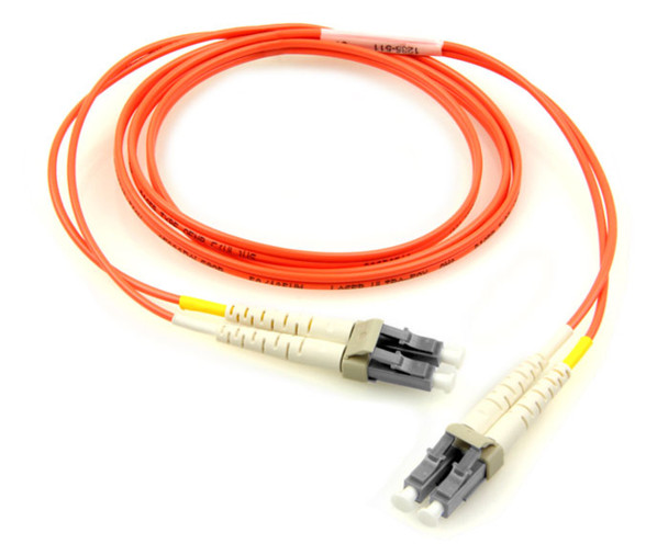 OCC D6LCK-LCK-003XX Keyed LC - Keyed LC, 62.5/125 Multimode, Riser, 3 Meter {Qty. 50, $59.69/ea.}
