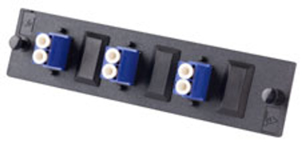 LAX616DLCXX - LAX 6-Fiber, Duplex LC, Keyed, Singlemode/Multimode, Fiber Adapter Panel | American Cable Assemblies