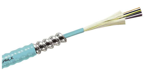 Berk-Tek PDPK024EB3010/25-I/O-C4C5AQU 24-F 50/125 TB OFNP Armored 3.0/1.0 Db/Km 500/500 Mhz*Km Gigalite-10G