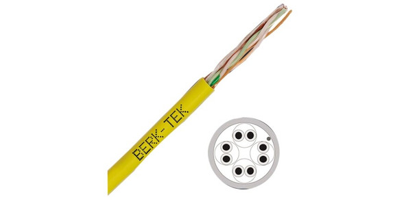 Berk-Tek 10032419 LANmark-350, Category 5e+, Riser UTP Cable, Yellow, Box