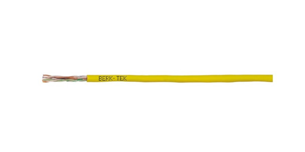 Berk-Tek 10032236 HyperPlus 5e, Category 5e, Plenum UTP Cable, Orange, Box