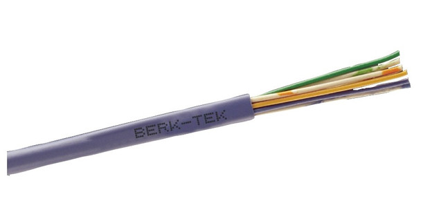 Berk-Tek 10032031 Category 3, Plenum UTP Cable, 4 pair, Blue, Box