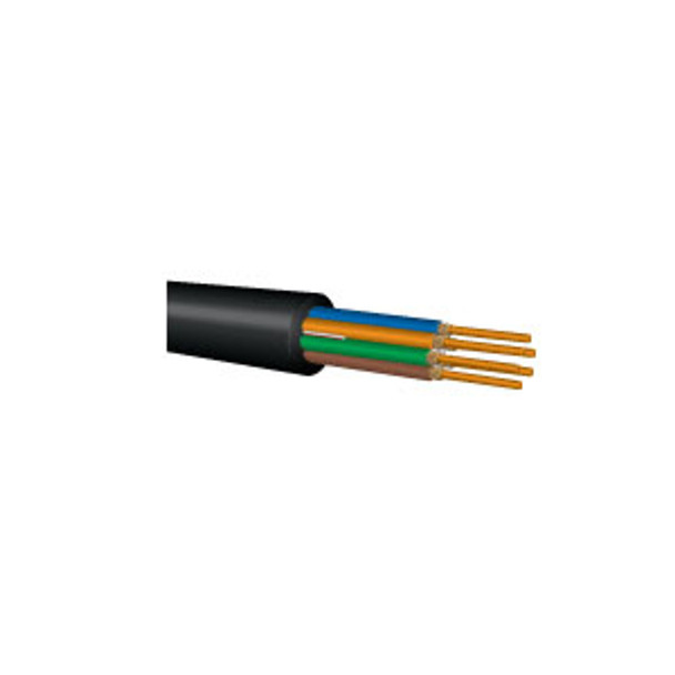 OCC BX004CWLS9KB BX, Breakout Series, 4-Strand, 2.5mm, Tight Buffered,  Indoor/Outdoor, Broadcast Rated, OM1, 62.5/125, Multimode, Black Jacket, Low Water Peak Mining (Priced Per Foot) | American Cable Assemblies