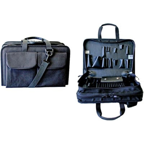 PL695ZT Field Service Tech Case, 39 tool pockets, 1 large pouch, doc pocket, hook and lo | American Cable Assemblies