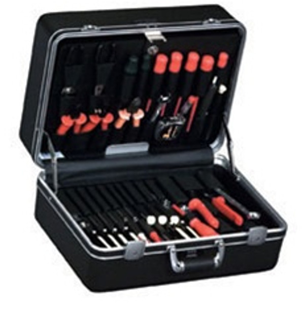PL920TC-CB DELUXE POLYETHYLENE TOOL CASE WITH CHROME HARDWARE | American Cable Assemblies