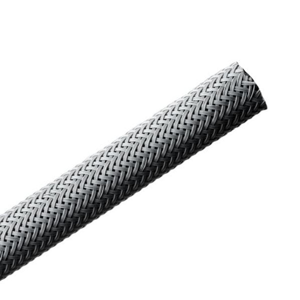 HellermannTyton 170-21000 Spiral Wraps, Sleeves, Tubing & Conduit Helagaine Braided Sleeving, 10 mm Dia, PA66, GY, 328ft/Reel | American Cable Assemblies