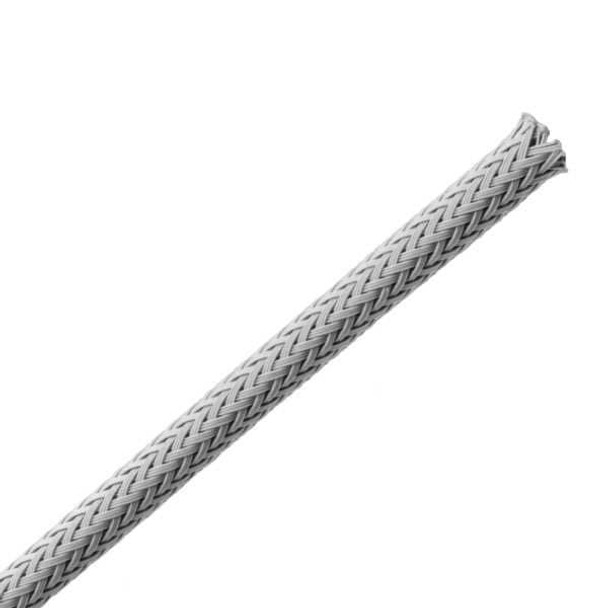 HellermannTyton 170-20400 Spiral Wraps, Sleeves, Tubing & Conduit Helagaine Braided Sleeving, 4 mm Dia, PA66, GY, 656 ft/Reel | American Cable Assemblies