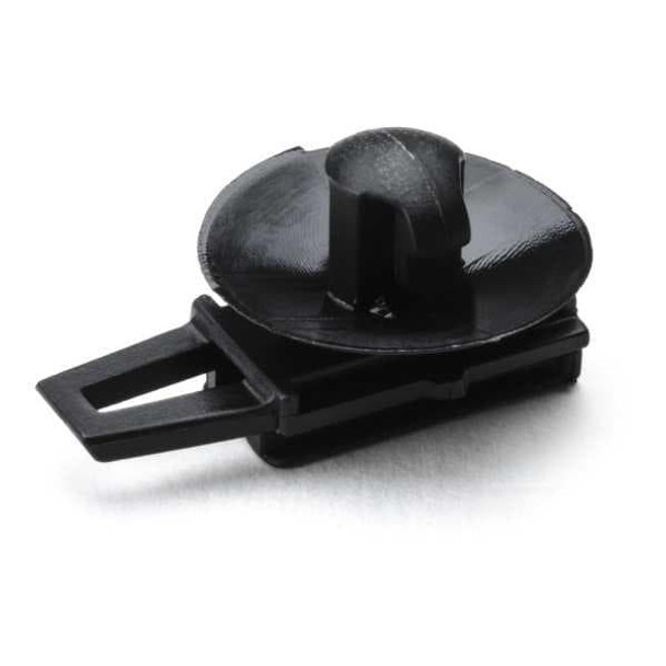 HellermannTyton 151-00775 Cable Mounting & Accessories Conn. Clip w/Arrowhead, 1.7-2.3 mm Panel Thick., 6.3-6.7 mm Hole Dia., PA66HIRHS, Black, 5000/box | American Cable Assemblies