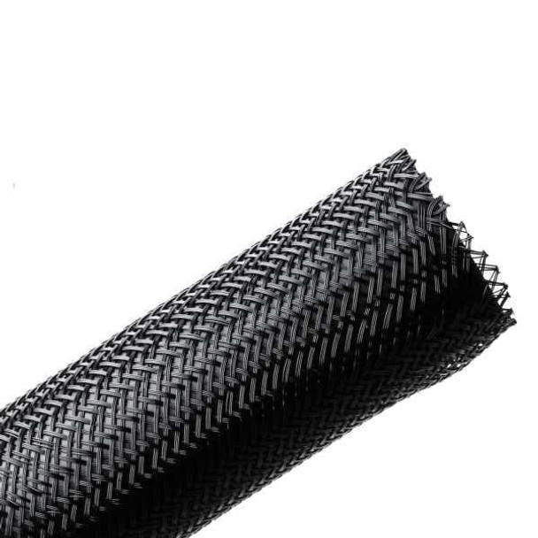 HellermannTyton 170-03043 Spiral Wraps, Sleeves, Tubing & Conduit BSP340B PET BLK 3/4 BRAID SLV | American Cable Assemblies