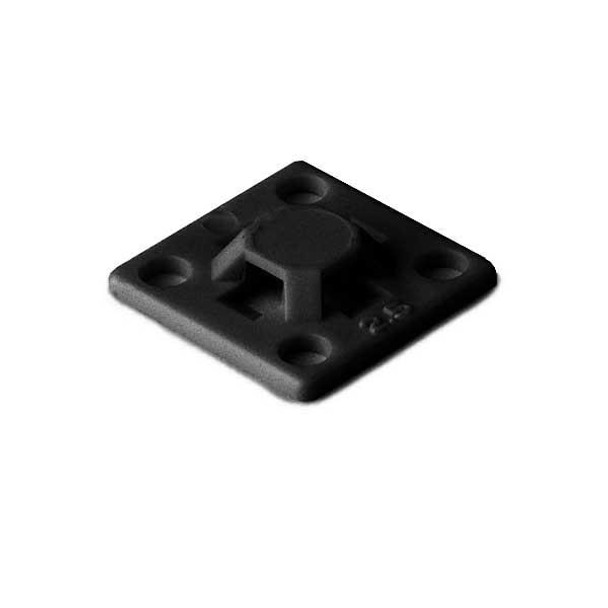 HellermannTyton MB2.5A0M4 Cable Tie Mounts MB2.5A MOUNTING BASE BLK - | American Cable Assemblies