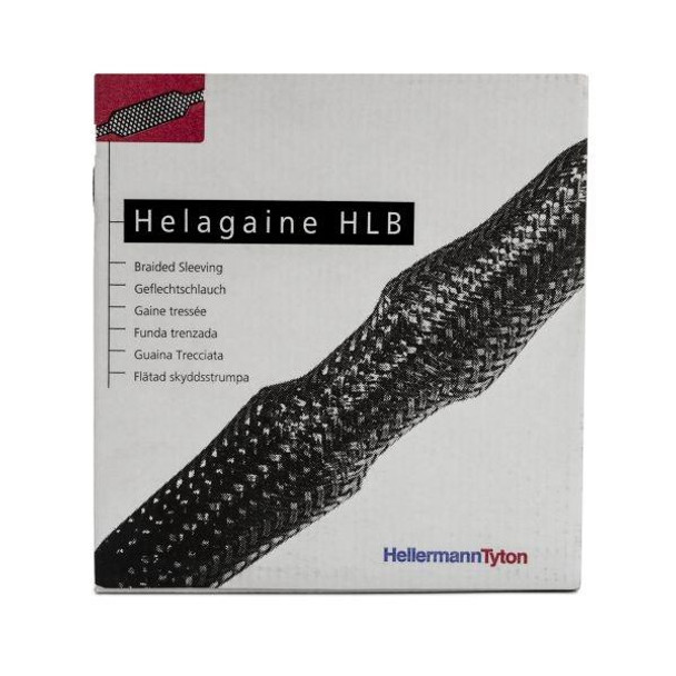 HellermannTyton 170-80150 Spiral Wraps, Sleeves, Tubing & Conduit HLB15 PET BLK 15MM BRAID SLV | American Cable Assemblies