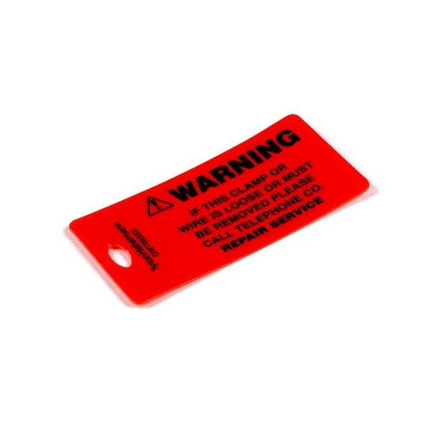 HellermannTyton GWT003X2 Wire Labels & Markers TELEPHONE GROUND WIRE TAG | American Cable Assemblies