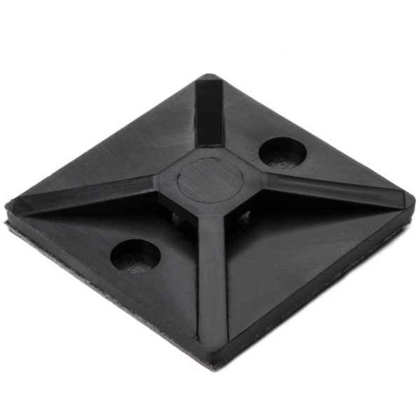 HellermannTyton 151-00646 Cable Tie Mounts MB4A BLK UV MNTG BASE-5952 ADH | American Cable Assemblies
