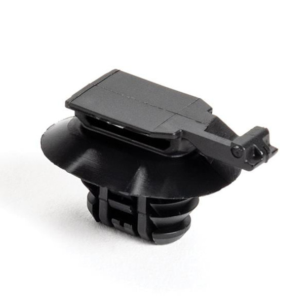 HellermannTyton 151-02206 Cable Mounting & Accessories Connector Clip, 8.015.0mm Hole Dia., PA66HIRHSUV, Black, 5000/carton | American Cable Assemblies