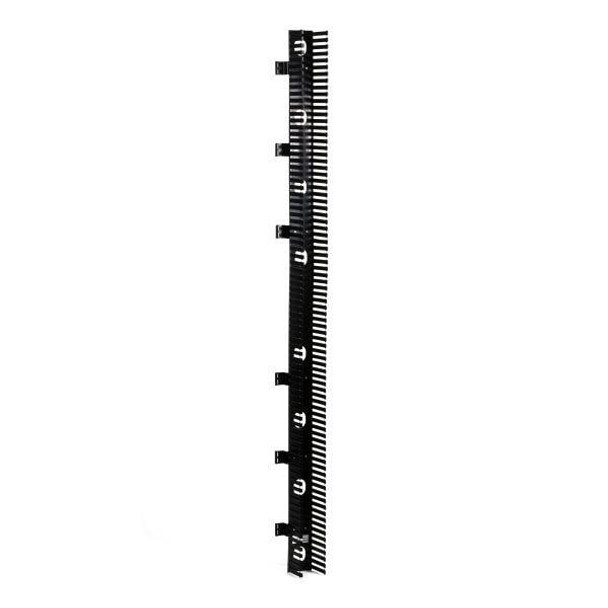 HellermannTyton VWMSS4X5BK7 Wire Ducting & Raceways VRTCL WIRE MNGR,SINGLE SIDE,7 | American Cable Assemblies