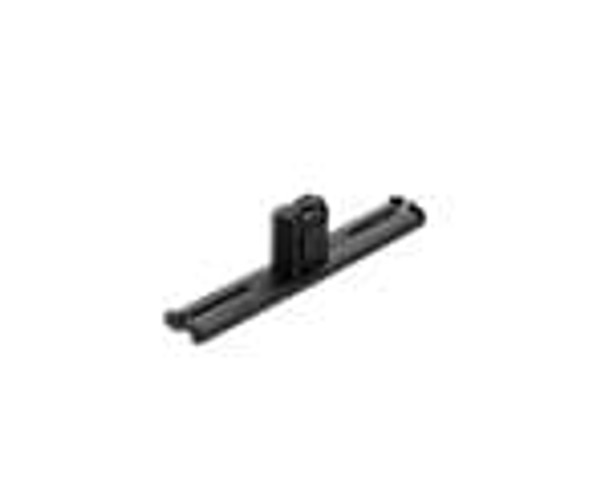 HellermannTyton 151-02284 HellermannTyton Bundling Clip w/Oval Fir Tree, 2.2" Long, 0.02 - 0.24" Panel Thickness, PA66HIRHS, Black, | American Cable Assemblies