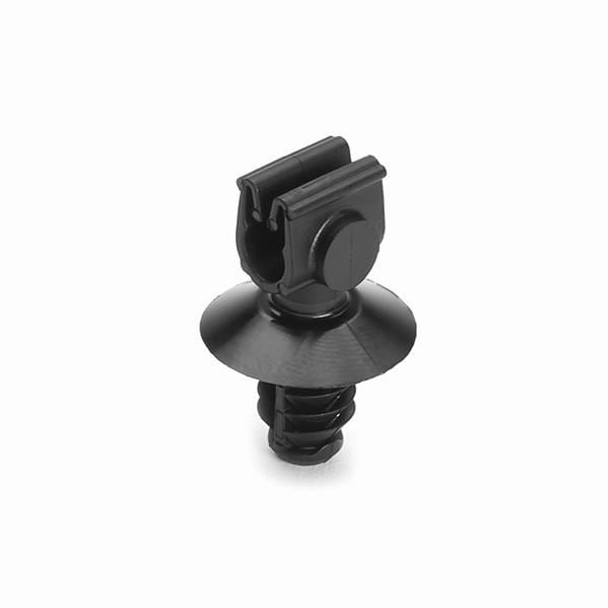 HellermannTyton 151-02083 Cable Mounting & Accessories MOC Clip, 5 mm, with 6.5mm Fir Tree, PA66HIRHSUV, Black, 5000/ctn | American Cable Assemblies