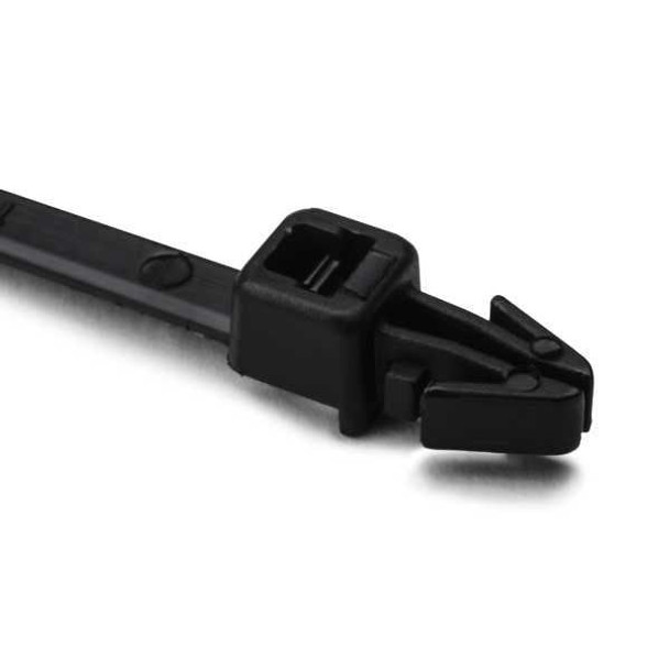 HellermannTyton T30RSF0M4 Cable Tie Mounts T30RSF BLK PUSH MTG TIE 6.34 | American Cable Assemblies