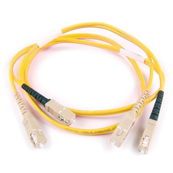 HellermannTyton VFA3SCSCOS2 Fiber Optic Cable Assemblies FT SC - SC Duplex OS2 Fiber Assembly, 3M, Yellow, 1/pkg | American Cable Assemblies