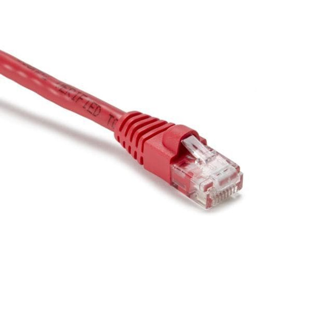 HellermannTyton PC6RED25S Ethernet Cables / Networking Cables Category 6 Channel Compliant Patch Cord, 25' Long, Red, 1/pkg | American Cable Assemblies