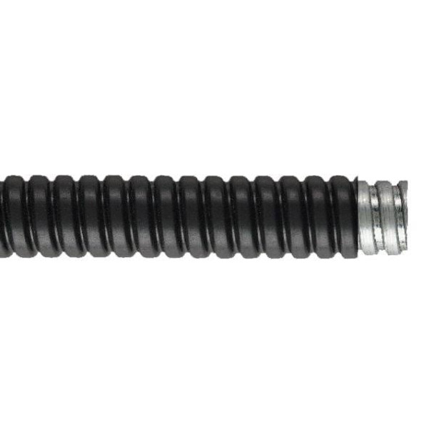 HellermannTyton FSU16B-25M Spiral Wraps, Sleeves, Tubing & Conduit HelaGuard Spiral Metallic Conduit, Extra Flexible, 0.38" (16mm) Dia, GS/PVC, Black, 82ft/Reel | American Cable Assemblies