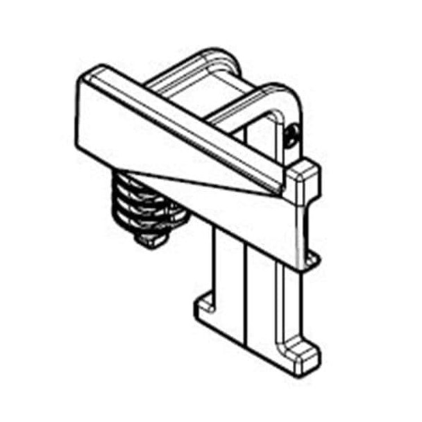 HellermannTyton 151-01126 Cable Mounting & Accessories Standoff Bundling Clip, 1.7" Long, Panel Thickness .02".23", PA66HIRHSUV, Black, 5000/box | American Cable Assemblies