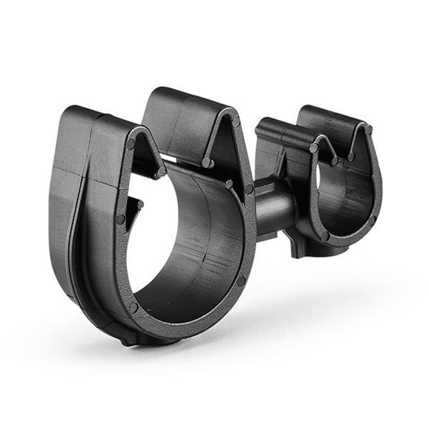 HellermannTyton 156-02329 Cable Mounting & Accessories MOC Clip to MOC Clip, 9 mm, 16 mm, PA66HIRHSUV, Black, 2000/ctn | American Cable Assemblies