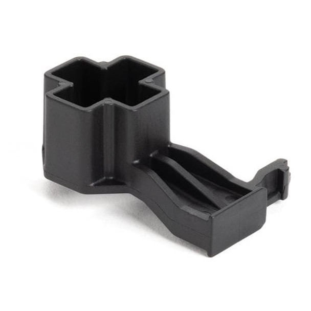 HellermannTyton 151-02802 Cable Mounting & Accessories Conn. Clip w/Offset M10 Thread Stud Mount, 28mm Offset, 7mm Conn Clip, PA66HIRHSUV, BK, 2000/ctn | American Cable Assemblies