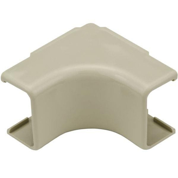 HellermannTyton TSR2I-33 Wire Ducting & Raceways Internal Corner Cover, 1-1/4", 1" Bend Radius, PVC, Ivory, 1/bag | American Cable Assemblies