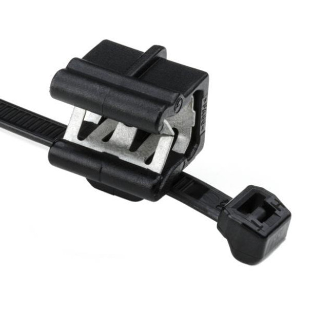 HellermannTyton 156-00878 Cable Tie Mounts T50ROSEC24 EDGE CLIP/TIE ASMY | American Cable Assemblies