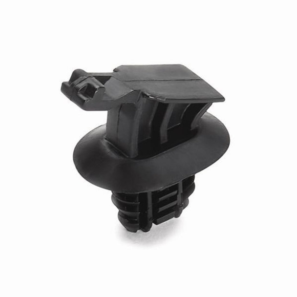 HellermannTyton 151-02051 Cable Mounting & Accessories Connector Clip, 6.2 13.0mm Hole Dia., PA66HIRHSUV, Black, 5000/carton | American Cable Assemblies