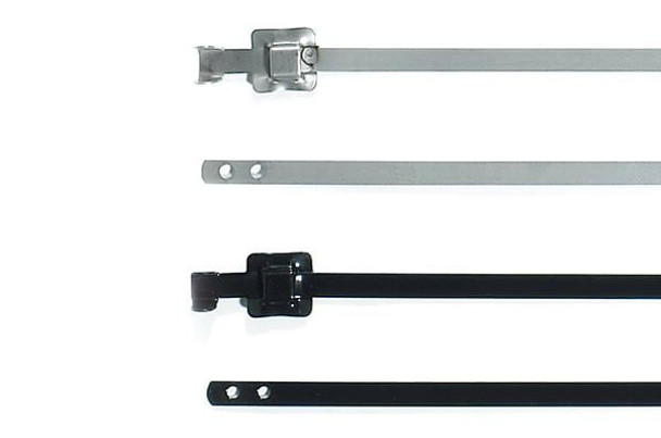 HellermannTyton 111-91001 Cable Ties Stainless Steel Cable Tie, 9" Long, SS316, 100/pkg | American Cable Assemblies