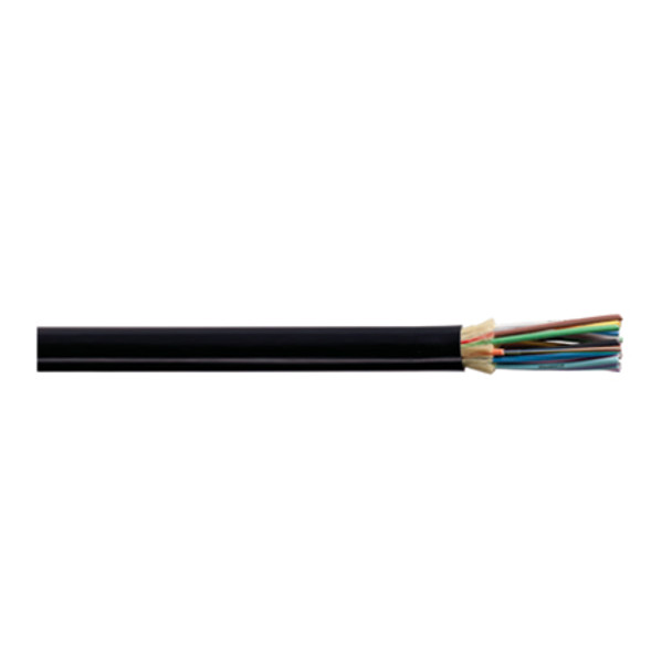 Remee 33-024-12I-RBNOOP-T-4250 24 Fiber Tight-Buffered Multimode OM3 OFNP Plenum Distribution Fiber Optic Cable - 4250' Spool - Black | American Cable Assemblie