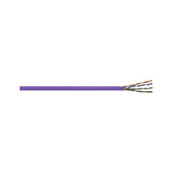 Remee 5AE244UTPRM2V 24 AWG 4 Pair Unshielded Twisted Pairs (UTP) Solid Copper CMR Cat5e Non-Plenum Network Cable - 1000' Pull Box - Violet | American Cable Assemblie