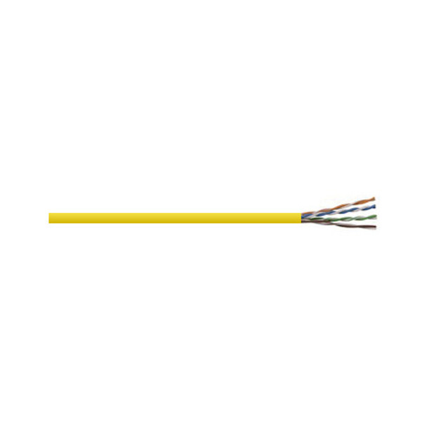 Remee 5AE244UTPRM2Y 24 AWG 4 Pair Unshielded Twisted Pairs (UTP) Solid Copper CMR Cat5e Non-Plenum Network Cable - 1000' Pull Box - Yellow | American Cable Assemblie