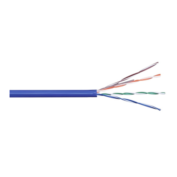 Remee 5BE244UTP/350M2O 24 AWG 4 Pair Unshielded Twisted Pairs (UTP) Solid Bare Copper CMP Cat5e Plenum Network Cable - 1000' Pull Box - Blue | American Cable Assemblie