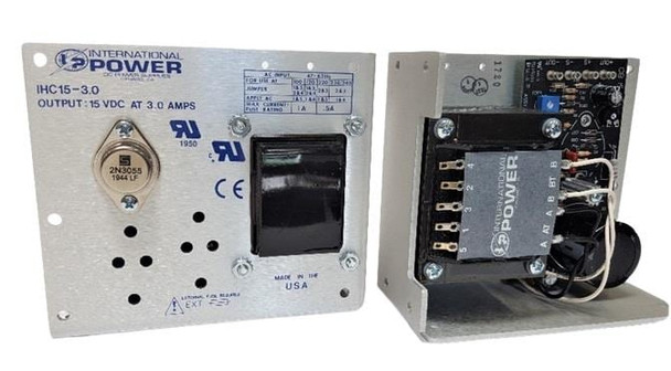 International Power IPIHC15-3.0 Linear Power Supplies +15V 3A PWR SPLY Made in the USA | American Cable Assemblies