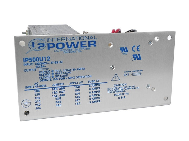 International Power IPIP500U12 Linear Power Supplies 12V 500WATT SUPPLY Made in the USA | American Cable Assemblies