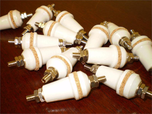 Daburn 10-52 Series Porcelain Feed-Thru Insulators {Qty. 25, $44.24/ea.}