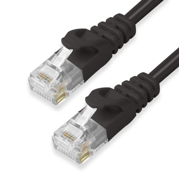 YC Cables YCFER6E-001-RED Cat6 Patch Cable Molded Snagless Boot