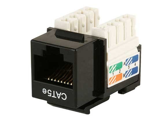 YC Cables YCNA-204 Cat5e Punch Down Keystone Jack