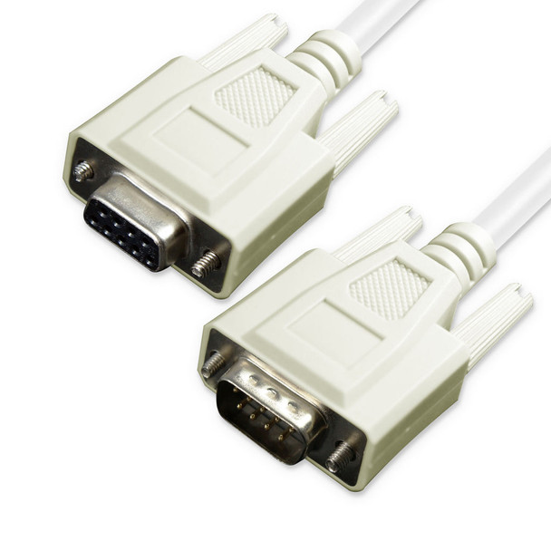 YC Cables YCNM09MF06 DB9 Null Modem Serial Cable Male to Female | American Cable Assemblies
