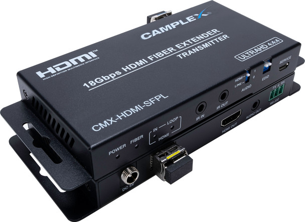 Camplex CMX-HDMI-SFPL 18Gbps HDMI Over Fiber Extender with Audio Extracting | American Cable Assemblies