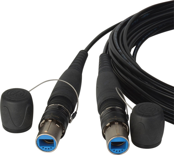 Camplex HF-OC2S-0100 opticalCON DUO to opticalCON DUO Single Mode Fiber Optic NKO2S-A-0-31 Tactical Cable - 100 Foot | American Cable Assemblies