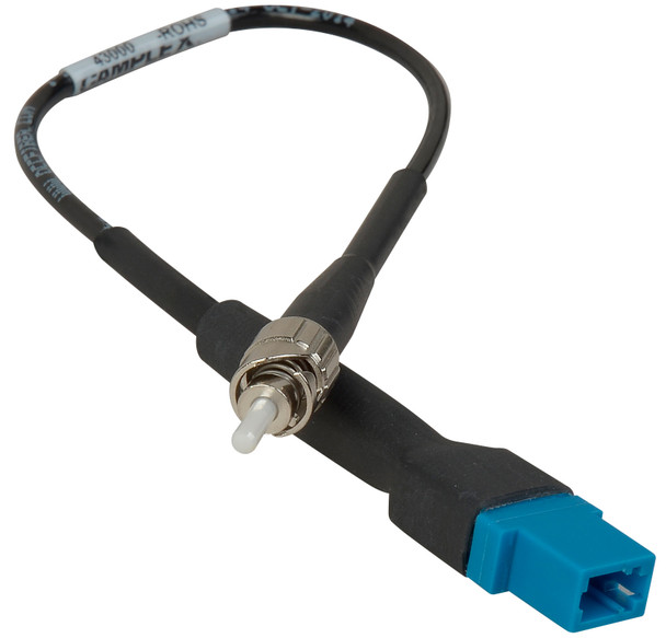 Camplex HF-SM-LCF-STM LC Female to ST Male Single Mode Fiber Optic Tactical Adapter- 8 Inch | American Cable Assemblies