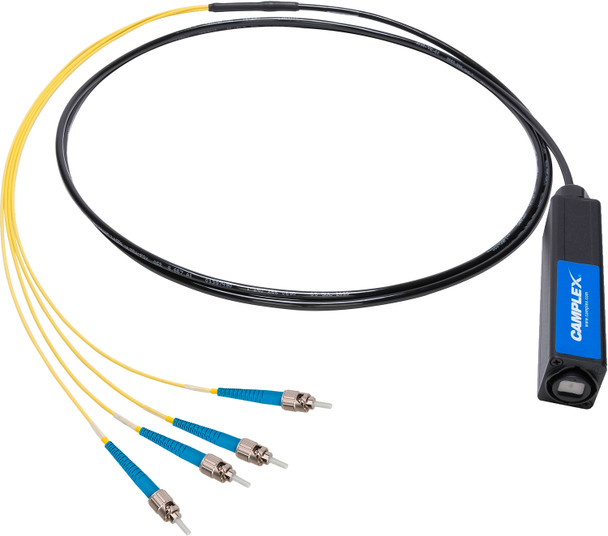 Camplex TOPADAP-08 opticalCON QUAD to Four (4) ST Tactical Breakout Adapter - Single Mode | American Cable Assemblies