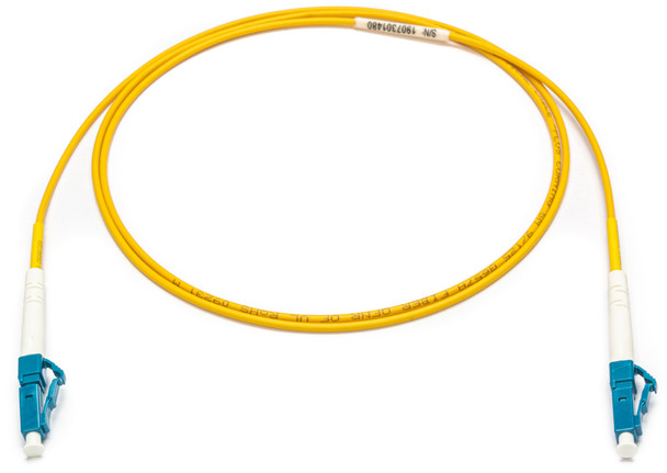 Camplex SMXS9-LC-LC-001 Premium Bend Tolerant Armored Fiber Patch Cable Single Mode Simplex LC to LC - Yellow - 1 Meter | American Cable Assemblies