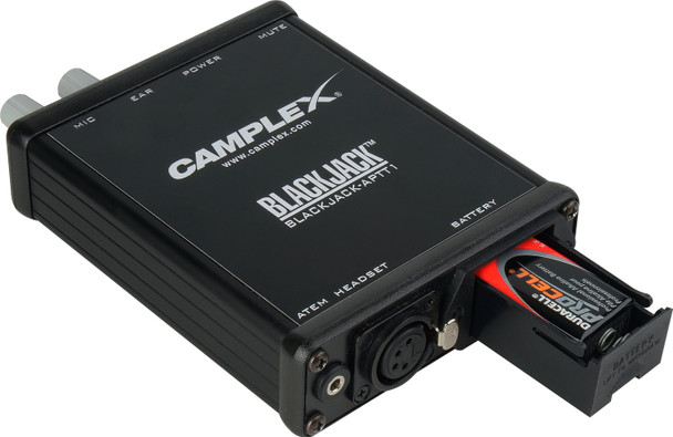 Camplex ATEM Headset Push-to-Talk Belt-Clip Active Adapter 4-Pin Female XLR