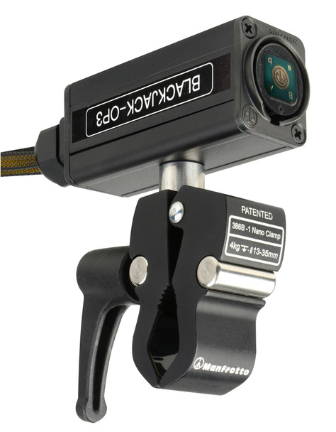 Camplex BLACKJACK-OP3 opticalCON QUAD to Four (4) LC Breakout Adapter - Multimode with Clamp